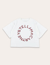 Stella McCartney Kids embroidred logo T-shirt - | Spazio Pritelli