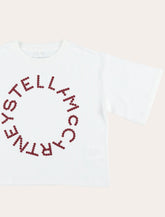 Stella McCartney Kids embroidred logo T-shirt - | Spazio Pritelli