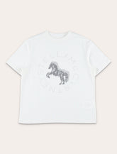 Stella McCartney Kids rhinestone Horse T-shirt - | Spazio Pritelli