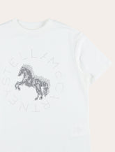Stella McCartney Kids rhinestone Horse T-shirt - | Spazio Pritelli