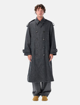 AMI Paris wool trench coat - | Spazio Pritelli