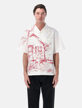 Prada "Cabin" printed cotton shirt - | Spazio Pritelli