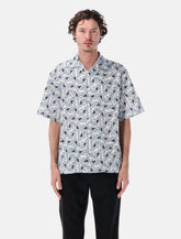 Prada Freesia printed bowling shirt - | Spazio Pritelli