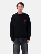 Ami Paris wool Ami De Coeur sweater - | Spazio Pritelli