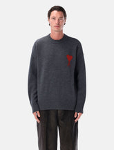 Ami Paris wool Ami De Coeur sweater - | Spazio Pritelli