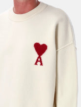 Ami Paris wool Ami De Coeur sweater - | Spazio Pritelli