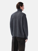 Ami Paris Wool Ami de Coeur Turtleneck - | Spazio Pritelli