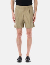Prada tailored cotton bermuda shorts - | Spazio Pritelli