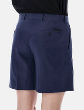 Prada tailored cotton bermuda shorts - | Spazio Pritelli