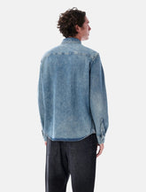 Ami Paris Ami de Coeur denim shirt - | Spazio Pritelli