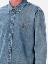 Ami Paris Ami de Coeur denim shirt - | Spazio Pritelli