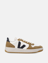 Veja V-10 Leather pure black tent sneakers - | Spazio Pritelli