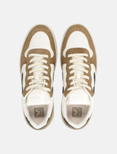 Veja V-10 Leather pure black tent sneakers - | Spazio Pritelli