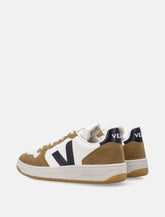 Veja V-10 Leather pure black tent sneakers - | Spazio Pritelli