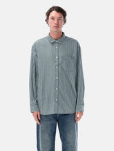Vans moss Premium Dobby stripe long sleeve shirt - | Spazio Pritelli