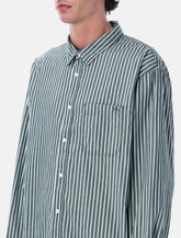 Vans moss Premium Dobby stripe long sleeve shirt - | Spazio Pritelli