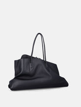 La Passeggiata Large grained leather top handle bag - | Spazio Pritelli