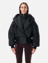 The Attico Layered hooded puffer jacket - | Spazio Pritelli
