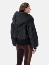 The Attico Layered hooded puffer jacket - | Spazio Pritelli