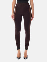 The Attico sheer panel leggings - | Spazio Pritelli