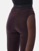 The Attico sheer panel leggings - | Spazio Pritelli