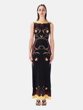 Marine Serre foral print long dress - | Spazio Pritelli