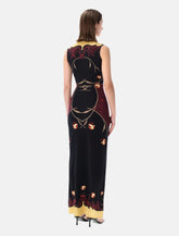 Marine Serre foral print long dress - | Spazio Pritelli