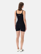 Marine Serre Moon logo short catsuit - | Spazio Pritelli