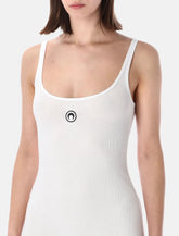 Marine Serre Moon logo short catsuit - | Spazio Pritelli