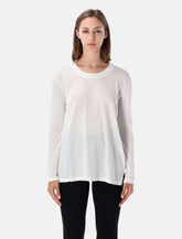 James Perse clear jersey long sleeve T-shirt - | Spazio Pritelli