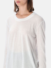 James Perse clear jersey long sleeve T-shirt - | Spazio Pritelli
