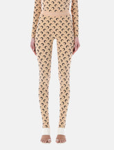 Marine Serre all-over Moon print leggings - | Spazio Pritelli