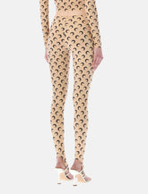 Marine Serre all-over Moon print leggings - | Spazio Pritelli