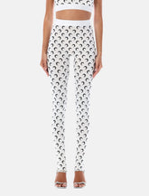 Marine Serre all-over Moon print leggings - | Spazio Pritelli