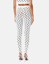 Marine Serre all-over Moon print leggings - | Spazio Pritelli