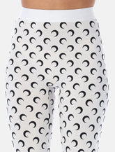 Marine Serre all-over Moon print leggings - | Spazio Pritelli