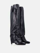 The Attico Leon leather boots - | Spazio Pritelli