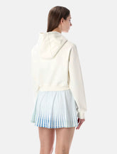 Casablanca Butterfly crop hoodie - | Spazio Pritelli