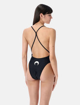 Marine Serre square-neck swimsuit - | Spazio Pritelli