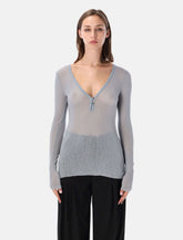 James Perse cotton cashmere Henley - | Spazio Pritelli