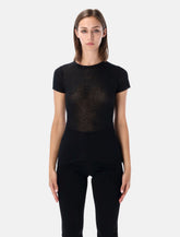 James Perse ribbed cotton cashmere T-shirt - | Spazio Pritelli
