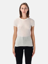 James Perse ribbed cotton cashmere T-shirt - | Spazio Pritelli