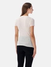 James Perse ribbed cotton cashmere T-shirt - | Spazio Pritelli