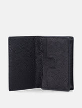 Tom Ford T Line business card holder black and gold - | Spazio Pritelli