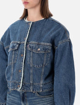 Levi's collarless sherpa trucker jacket -  | Spazio Pritelli