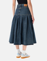 Levi's pleated denim midi skirt -  | Spazio Pritelli