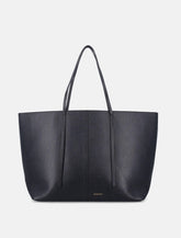 By Malene Birger Abilla oversized leather tote bag -  | Spazio Pritelli