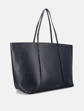 By Malene Birger Abilla oversized leather tote bag -  | Spazio Pritelli