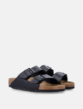 Birkenstock Arizona shiny embossed Birko-Flor sandals -  | Spazio Pritelli