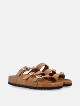 Birkenstock Florida Fresh mink nubuck sandal -  | Spazio Pritelli